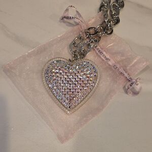 Silver Heart Pendant Necklace